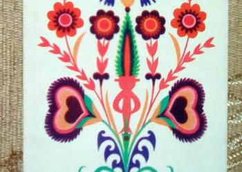 WYCINANKA ŁOWICKA WYKONANA PRZEZ STRYCHARSKĄ - WAWRYKOWICZ