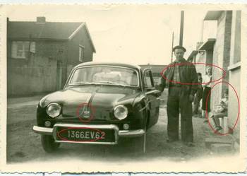 Stare zdjęcie fotografia Renault Dauphine 1961 rok opis