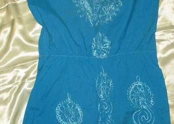 Sukienka- tunika / 40/ turkus / odzież