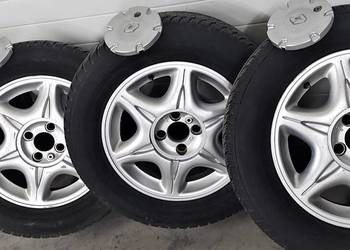 Koła 4 szt. 15". Alufelgi + opony zimowe NOKIAN 195/65R15 z 2019 r.