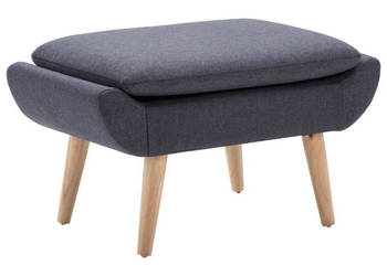 Podnóżek tapicerowany 73 x 43 x 42 cm ciemnoszary WM-246989