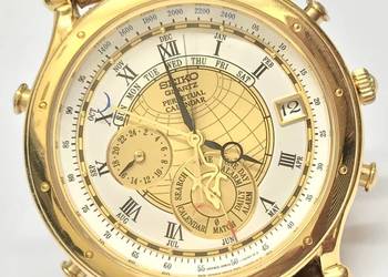 SEIKO Age Of Origin Perpetual Calendar Zegarek męski 39mm VINTAGE jak NOWY