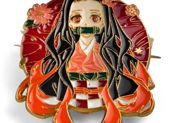 Nezuko Kamado | 5 cm | Metal | Przypinka | Demon Slayer