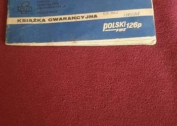 Książka gwarancyjna polski fiat 126p