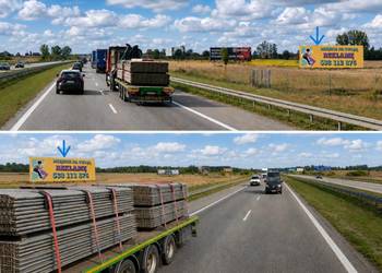 Wynajem powierzchni reklamowej autostrada A2