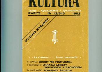 Kultura Nr 12/543 1992