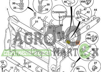 1208/0006, 1208-0006 TULEJA 45x52x40 JCB