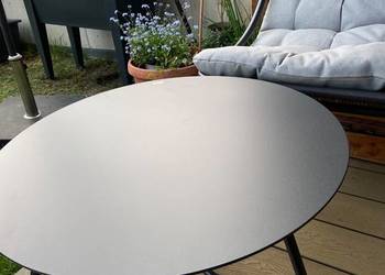 Stolik szkło ceramiczne sr.80cm wys 40cm