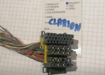 wtyczki do radia Clarion Peugeot Citroen