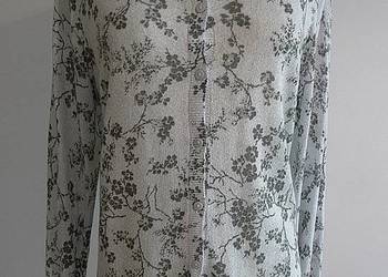 Sweter Kardigan Lniany Len Wiskoza Luksusowa Marka Christian Siriano
