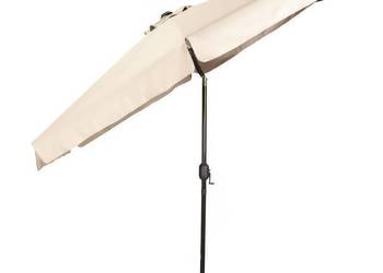 Parasol ogrodowy z korbką skośny składany 300cm