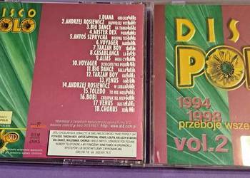 DISCO POLO vol.2 Voyager Venus Bobi Alias 1998 CD STD
