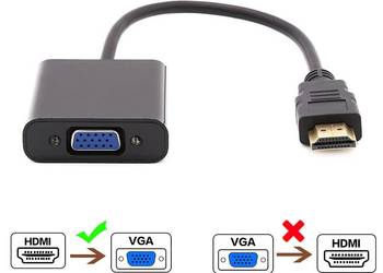 NOWA przejściówka kabel adapter HDMI VGA