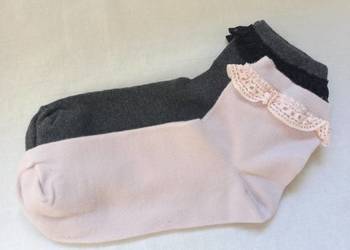 Skarpety kolor Falbanka r. 38-40 gat. I kpl.=2 NOWE