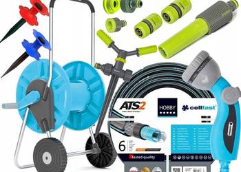 Zestaw do podlewania Cellfast HOBBY ATS 50m 1/2" wózek nawadnianie