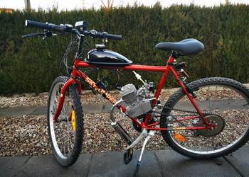 Rower z silnikiem 80cc