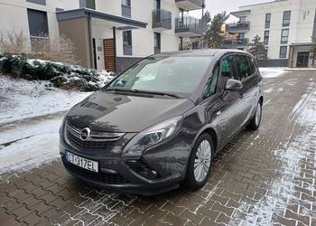 Opel Zafira 1.4 Turbo 140KM 7-OSOBOWA Navi Kamera Cofania NOWE SPRZĘGŁO ALU