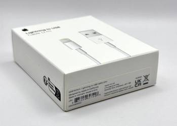 Oryginalny kabel Lightning to USB marki Apple.