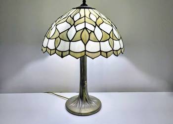 Lampa witrażowa stołowa nocna Tiffany