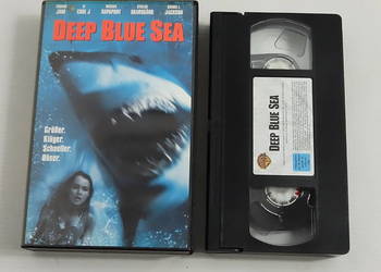 Kasa VHS Piekielna głębia (Deep Blue Sea) | Wydanie Niemieckie (Warner Bros