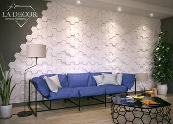 Panele Ścienne 3D * ABEILLE* - CEGŁY - PRODUCENT - 'LA DECOR
