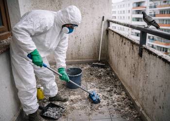 Sprzątanie mieszkań zabrudzonych przez ptaki, gołębie, Wrocław, cennik