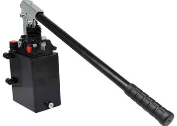 POMPA HYDRAULICZNA Ręczna Jednostronna 25cm3 PRB + Zbiornik 2L [4364]