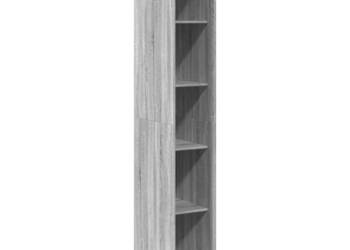 Szafa szary dąb sonoma 30x50x200 cm materiał drewnopochodny WM-3307707