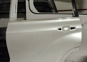 Drzwi lewe tylne lewy tył biale biała perła igla toyota highlander 4 IV Drzwi lewe tylne lewy tył biale biała perła igla toyota highlander 4 IV