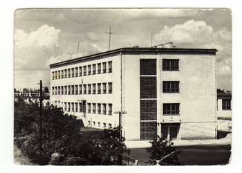 LIPNO SZKOŁA POMNIK TYSIĄCLECIA CZARNO BIAŁA