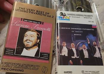 Luciano Pavarotti - dwie kasety w jednej cenie w stanie bardzo dobrym