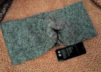 H&M _ nowa z metką _ Ciepła OPASKA z dodatkiem WEŁNY. chroni przed wiatrem