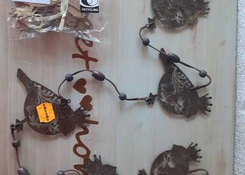 Zawieszki ptaki metaloplastyka