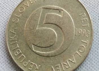 SŁOVENIA-5 TOLARIEW-1993 r
