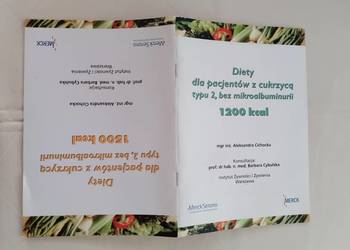 Książeczka dwustronna - DIETY 1200kcal/1500 kcal dla cukrzyków typu 2