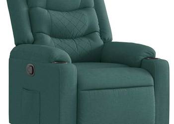 vidaXL Fotel rozkładany, ciemnozielony(SKU:4019925)