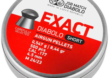 JSB Diabolo Exact Short 4,52 mm 0,547 g