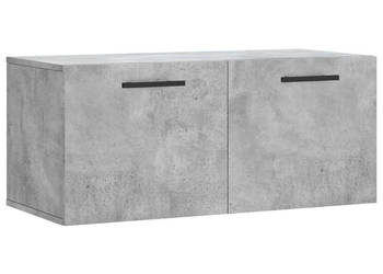 Szafka wisząca szarość betonu 80x365x35 cm WM-830104