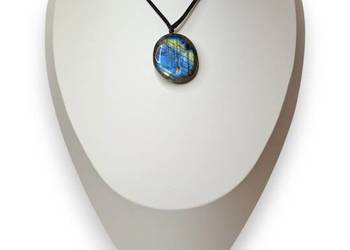 Zawieszka wisiorek z labradorytu, LABRADORYT bryłka #1466