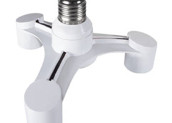 Oprawka Adapter Rozdzielacz Na 3 Żarówki E27