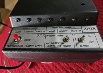 Panel kontrolny i monitoringu linii telefonicznej ZES