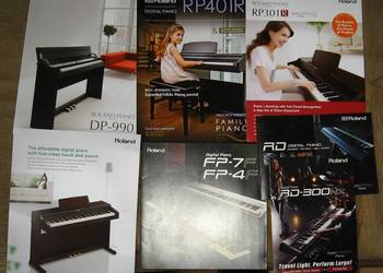Roland digital pianos catalogs, brochures -  broszury katalogi informacyjne