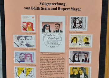 Znaczki. Papież Jan Paweł II RFN. Niemcy ** PRÓBA Ks Chrostowski 104