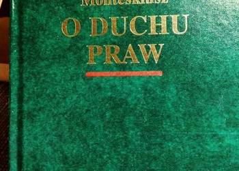 O duchu praw Monteskiusz książka antykwariaty Bródno szkolne