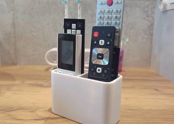 Stojak na piloty organizer kolor biały