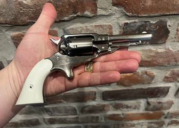 Rewolwer Remington1863 Pocket Brass Nickel .31