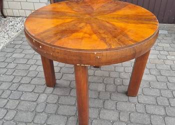 Stary stół Art Deco, beczka, antyk, vintage
