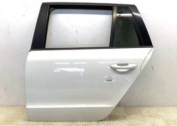 DRZWI LEWY TYŁ SKODA SUPERB II Kombi 09-15 Candy White