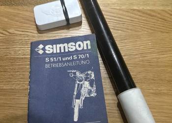 Pompka instrukcja obsługi zestaw naprawczy Simson s51/1 enduro ddr