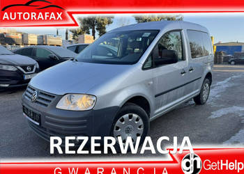 Volkswagen Caddy 4Motion, Klimatyzacja, Podgrz. fotele, 2 kpl. kół, Hak ho…